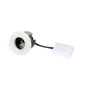 Tenny Downlight GU10 Weiß Von Designlight - Bei Einhaltung der empfohlenen Leistung des Leuchtmittels kann die Leuchte direkt in D&auml;mmmaterial montiert werden.