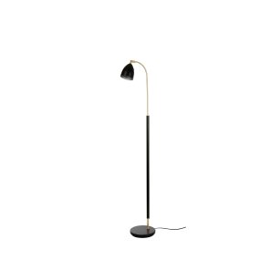 Deluxe Schwarz/Messing stehlampe Von Belid - Die Kombination aus Schwarz und Messing verleiht der Leuchte ein luxuri&ouml;ses Ambiente und einen modernen Touch, der das Interieur aufwertet.