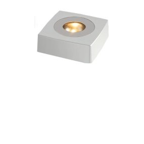 Lichtplatte 9x9cm Weiß tischlampe Von Frilight - Eine Lichtplatte zum Beleuchten von Glasgegenst&auml;nden oder &Auml;hnlichem, hergestellt aus Kunststoff.