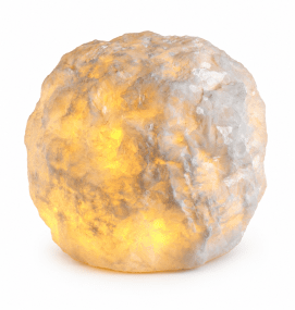 Marble 10cm Weiß Von Unison - Die Tischleuchte &bdquo;Marble&ldquo; aus wei&szlig;em Marmor ist ein stimmungsvolles Dekorationselement f&uuml;r Winter und Weihnachten.