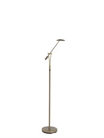 Recco Mattes Messing stehlampe Von Texa Design - 