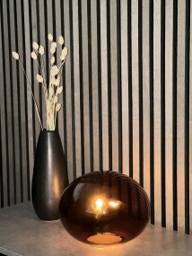 Globus 18cm Braun tischlampe Von Aneta Lighting - 