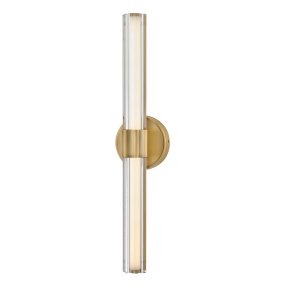 Georgette 60cm Messing badezimmerlampe Von Elstead Lighting - Georgette ist eine elegante Badezimmerwandleuchte mit dekorativem und symmetrischem Design.