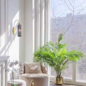 Antic 54cm Rauch wandlampe Von Maytoni - Mit seiner raffinierten Bogenform und der einzigartigen Farbkombination ist es die perfekte Wahl für alle, die ihrem Zuhause ein zeitloses und elegantes Flair verleihen möchten.