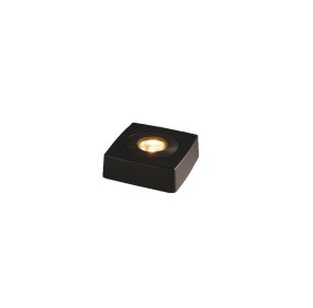 Lichtplatte 9x9cm Schwarz tischlampe Von Frilight - Eine Lichtplatte zum Beleuchten von Glasgegenst&auml;nden oder &Auml;hnlichem, hergestellt aus Kunststoff.