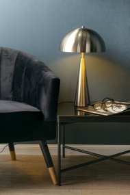 Sublime 50cm Gebürsteter Stahl Von Leitmotiv - Die Oberfläche aus gebürstetem Stahl verleiht ihr eine elegante und edle Optik, die sich in viele Einrichtungsstile einfügt.