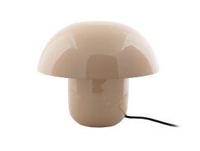 Mushroom 25cm Beige Von Leitmotiv - Ihre charakteristische Form und die gl&auml;nzende, hellbraune Emaillierung verleihen ihr einen modernen und ausdrucksstarken Eindruck.