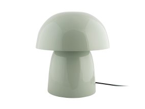 Masivo Seta 34cm Grün tischlampe Von Leitmotiv - Ihre großzügigen Abmessungen und die sanft geschwungene Pilzform verleihen ihr eine ruhige und zugleich ausdrucksstarke Ausstrahlung.
