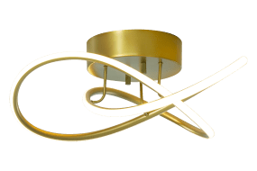 Roller Ø50 Gold deckenleuchte Von Aneta Lighting - Eine moderne und stilvolle Leuchte, die auch eine gute und flexible Allgemeinbeleuchtung bietet.