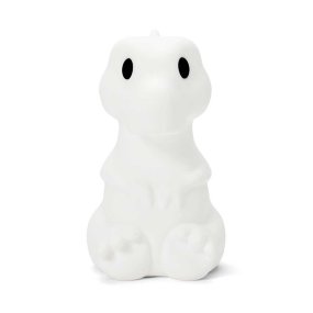 Rena First Light Weiß kinderlampe Von Mr Maria - Rena hat die Form eines süßen und freundlichen Tyrannosaurus Rex und ist eine sichere Begleiterin beim nächtlichen Füttern, beim Vorlesen von Gutenachtgeschichten und beim Träumen.