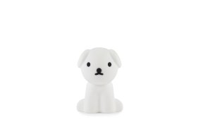 Snuffy First Light Weiß kinderlampe Von Mr Maria - Der fröhliche, energiegeladene kleine Freund bleibt am Bett, spendet nachts sanftes Licht und ist ein sicherer Begleiter in der Nacht und ein vertrauensvoller Freund am Tag.