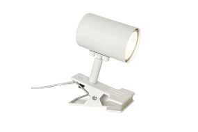 Hugin Weiß klemmlampe Von Aneta Lighting - Die praktische Hugin Metall-Klemmleuchte lässt sich einfach an Kopfteil, Regal oder Schreibtisch befestigen.