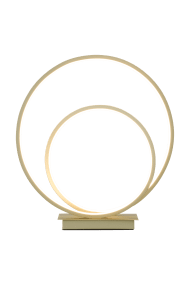 Loop 37cm Sekt tischlampe Von Aneta Lighting - Integrierte 14W LED, dimmbar über einen 3-Stufen-Dimmer am Lampensockel.