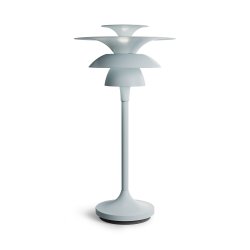 Picasso 35cm Eisblau tischlampe Von Belid - Die Farben harmonieren sehr gut mit natürlichen Einrichtungsstilen, aber auch mit eher grafischen Einrichtungsstilen, bei denen die Innendetails eher dezent wirken sollen.