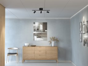 Cato 3 Mattschwarz spotlight Von Belid - Cato ist eine Hommage an unser skandinavisches Erbe mit minimalistischem Design und sorgfältig ausgewählten hochwertigen Materialien.