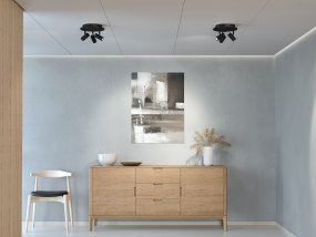Cato 3 Mattschwarz spotlight Von Belid - Cato ist eine Hommage an unser skandinavisches Erbe mit minimalistischem Design und sorgfältig ausgewählten hochwertigen Materialien.