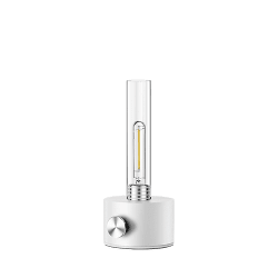 Harbor 23cm Mattweiß tischlampe Von Herstal - Ein Leuchtturm, der zum sicheren Hafen der Heimat f&uuml;hrt.