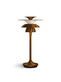 Picasso 35cm Messing tischlampe Von Belid - Damit die Tischleuchte auch nach vielen Jahren noch in die Wohnungseinrichtung passt, hat sich Belid f&uuml;r ein schlichtes und elegantes Design entschieden.