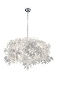 Leavy Ø70 Weiß hängelampe Von Trio Lighting - Die Höhe lässt sich während der Montage verstellen und ist somit flexibel für unterschiedliche Räume einsetzbar.