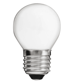 E27 4,5W 2700K 3-stufig dimmbar Weiß Von Unison - Die opale Oberfl&auml;che sorgt f&uuml;r eine blendfreie Lichtverteilung, sodass sich die Lichtquelle sowohl f&uuml;r dekorative Leuchten als auch f&uuml;r die Allgemeinbeleuchtung im Wohnbereich eignet.