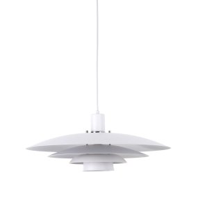 Stealth Ø50 Weiß hängelampe Von Nordic Lighting - Die Leuchte wird mit zwei Sets an Details geliefert &ndash; Kn&ouml;pfen und Ringen in Chrom und Wei&szlig; &ndash; sodass Sie den gew&uuml;nschten Ausdruck w&auml;hlen und das Design an Ihre Einrichtung anpassen k&ouml;nnen.