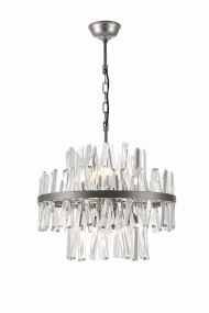 Berwick Ø50 Transparent kristall Von Lampan - Mit ihrem dekorativen Design wird Berwick zum beeindruckenden Blickfang &uuml;ber dem Esstisch, im Wohnzimmer oder im Flur und verleiht jedem Raum Eleganz und Atmosph&auml;re.