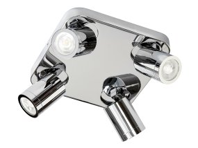 Torsö 24cm Chrom badezimmerlampe Von Armaturhantverk - Der Strahler verfügt über die Schutzart IP44, was bedeutet, dass er für feuchte Umgebungen sicher und langlebig ist.