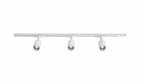 Forma 3-sett Weiß Von Nordic Lighting - Ein komplettes Set aus Schienen und Strahlern von Nordic Lighting.