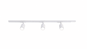 Forma 3-sett Weiß Von Nordic Lighting - Ein komplettes Set aus Schienen und Strahlern von Nordic Lighting.
