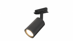 Forma spot Schwarz Von Nordic Lighting - Strahler k&ouml;nnen nach Bedarf in die Schiene eingesetzt und die Lichtrichtung angepasst werden.