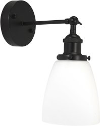 Kappa 14cm Weiß badezimmerlampe Von PR Home - Bitte beachten Sie, dass es sich bei dieser Leuchte um eine Festinstallation handelt und kein separater Stecker und Anschlusskabel im Lieferumfang enthalten ist.