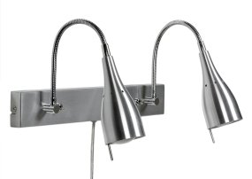 Tanum Aluminium leselampe Von Armaturhantverk - Durch das elegante und minimalistische Design passt es perfekt ins Schlafzimmer, Wohnzimmer oder B&uuml;ro.