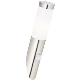 Chorus Stahl außenlampe Von Brilliant - Auch die Entfernung, bis zu 6 m, auf die die Lampe auf Bewegung reagiert, k&ouml;nnen Sie w&auml;hlen.