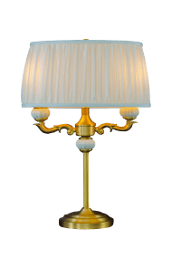 Toulouse 55cm Gold tischlampe Von Aneta Lighting - Die Tischleuchte Toulouse besticht durch ihr klassisches und elegantes Design mit dekorativen Details und einer edlen Goldoberfl&auml;che.