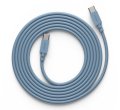 Cable 1 USB C to USB C Charging Cable, 2m Blau Von Avolt - Kabel 1 USB-C auf USB-C von Avolt kombiniert leistungsstarkes Laden mit stilvollem skandinavischen Design.