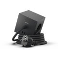 Square 1 with 30W Dual USBC & Magnetic base, 3m Schwarz Von Avolt - Steckdosenleiste von Avolt im stylischen Design mit langem PVC-Kabel, einem Würfel aus recyceltem Kunststoff und einer Magnetplatte an der Unterseite zum Aufhängen an der Wand.