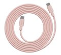 Cable 1 USB C to USB C Charging Cable, 2m Rosa Von Avolt - Kabel 1 USB-C auf USB-C von Avolt kombiniert leistungsstarkes Laden mit stilvollem skandinavischen Design.