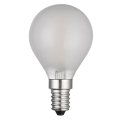 LED E14 Kugellampe matt 4W 2700K Weiß Von Unison - CLASSIC Globe Matte E14-Lichtquelle mit 4 W Effekt und warmem Licht von 2700 K sorgt f&uuml;r eine weiche und angenehme Lichtverteilung.