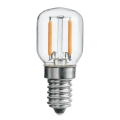 E14 Birnenlampe 1,2W 2200K Dimmbar Transparent Von Unison - Diese P&auml;ron-LED-Lampe mit klarem E14-Sockel hat eine Leistung von 1,2 W und eine Farbtemperatur von 2200 K.