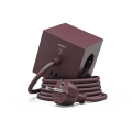 Square 1 with 30W Dual USBC & Magnetic base, 1.8m Burgund Von Avolt - Der Switch von Avolt besticht durch sein stilvolles Design mit langem PVC-Kabel, einem Geh&auml;use aus recyceltem Kunststoff und einer Magnetplatte zur Wandmontage.