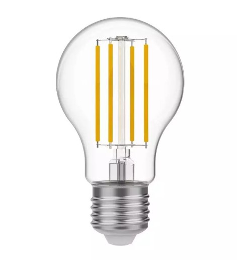 E27 7W 2200K 3-stufig dimmbar Transparent Von Unison - Durch die 3-stufige Dimmfunktion und Memory-Funktion l&auml;sst sich die Helligkeit ganz einfach anpassen und so in jedem Raum die passende Atmosph&auml;re schaffen.