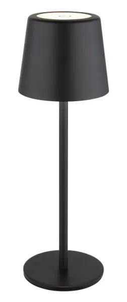 Vancouver 28cm Schwarz tragbare Von Globo Lighting - Dank IP44-Schutzart ist sie zudem spritzwassergeschützt und somit perfekt für den Innen- und Außenbereich geeignet.