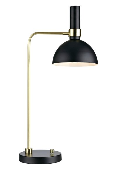 Larry 65cm Gebürstetes Messing schreibtischlampe Von Markslöjd - Larry ist eine stilvolle und dezente Tischleuchte, die dem Arbeitsplatz, dem Nachttisch oder dem Flur eine elegante Note verleiht.