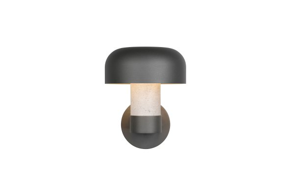 Fraser 24cm Betonoptik außenlampe Von Trio Lighting - Die dunkelgraue Lackierung und der Beton-inspirierte Anteil verleihen der Fassade einen warmen, stilvollen Charakter.