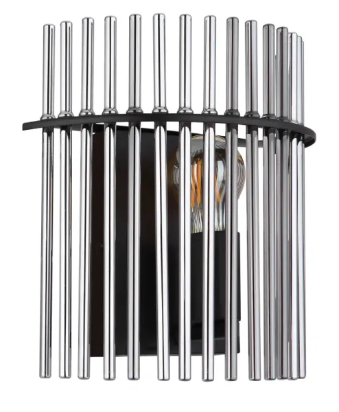 Gorley 26cm Rauchfarben wandlampe Von Globo Lighting - Gorley &auml;r en elegant och sofistikerad v&auml;gglampa med en imponerande arkitektonisk design.