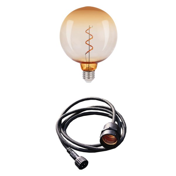 Penny (vintage) Jahrgang Von Lightson - Mit ihrem schlichten Design und dem warmen Licht passt sie perfekt &uuml;ber einen Esstisch, eine Sofagruppe oder als Spotbeleuchtung in eine Ecke.