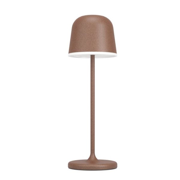 Mannera 34cm Rostbraun tragbare Von Eglo - Das Aufladen erfolgt ganz einfach über das mitgelieferte USB-Kabel und lässt sich somit problemlos überallhin mitnehmen – egal ob auf der Terrasse, im Garten oder beim Picknick.