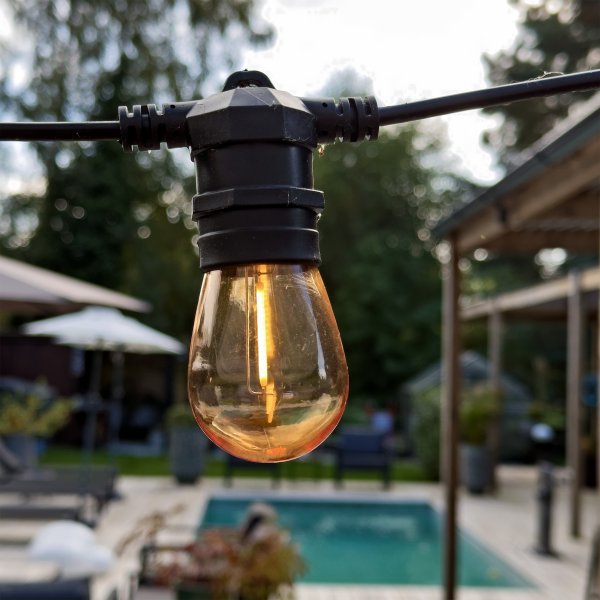 Deco bulb x 5 Jahrgang Von Lightson - Fügen Sie einen Lichtsensor hinzu, der das Licht automatisch einschaltet.