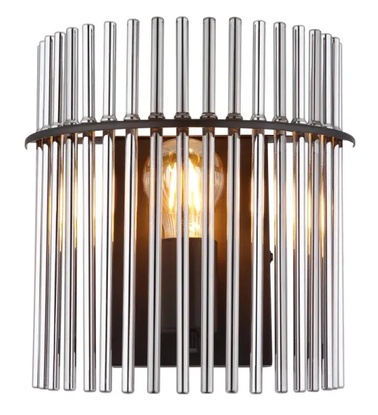 Gorley 26cm Rauchfarben wandlampe Von Globo Lighting - Gorley &auml;r en elegant och sofistikerad v&auml;gglampa med en imponerande arkitektonisk design.