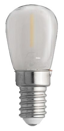 E14 Birnenlampe matt 0,8W 2700K Weiß Von Unison - Die kompakte Birnenform und die matte Oberfl&auml;che machen es ideal f&uuml;r kleinere Vorrichtungen und dekorative Installationen, bei denen eine diskrete und energieeffiziente Beleuchtung erforderlich ist.